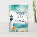 Search for lighthouse birthday cards Beach