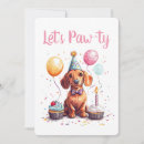 Search for dachshund invitations Wiener dog