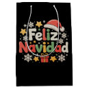 Search for feliz navidad gift bags Santa