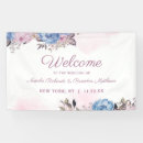 Search for pink flowers welcome wedding signs Dusty blue