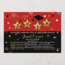 Search for hollywood graduation invitations Gold
