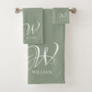 Search for sage green bath towels Initial
