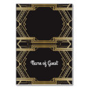 Search for art deco table cards Gatsby