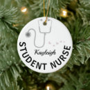 Search for nursing student ornaments Medical