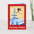 Search for ski christmas cards Vintage