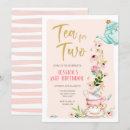 Search for tea for two birthday invitations For kids