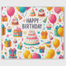Search for birthday wrapping paper Happy