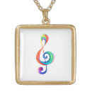 Search for music note necklaces Treble clef