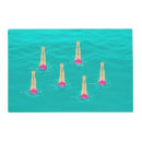 Search for vintage placemats Aqua