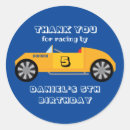 Search for cars birthday stickers Checkered flag