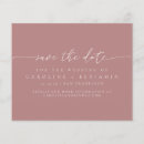 Search for dusty rose wedding save the dates Minimalist