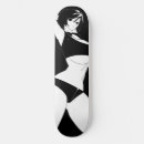 Search for aesthetic skateboards Black and white