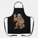 Search for bigfoot aprons Santa