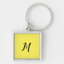 Search for monogram keychains Simple minimalist