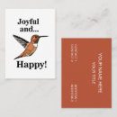 Search for hummingbird business cards Professional