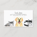 Search for pet sitting business cards Small pets