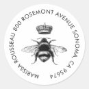 Search for bee return address labels Modern