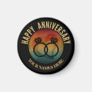 Search for anniversary magnets Husband and wife
