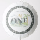 Search for dinosaur with balloons 1st birthday