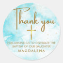 Search for baptism thank you stickers Christening