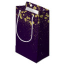 Search for purple and gold gift bags Chic