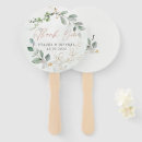 Search for rustic wedding hand fans Watercolor