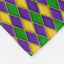 Search for mardi gras blankets Diamond pattern