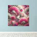 Search for pink and silver canvas prints For her