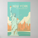 Search for vintage new york city posters Statue of liberty