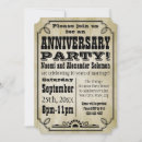 Search for country western anniversary invitations Vintage