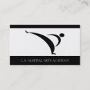 Search for martial arts business cards Academy