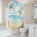 Search for palm tree shower curtains Beach