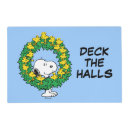 Search for funny christmas placemats Charles schulz