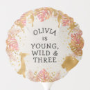 Search for wild one birthday balloons Young wild and three