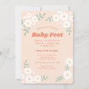 Search for music baby shower invitations Hippie