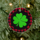 Search for shamrock ornaments Clover leaf