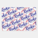 Search for baseball wrapping paper 1st birthday