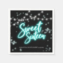 Search for dark teal napkins Sweet sixteen