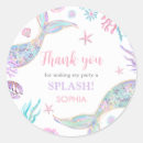 Search for mermaid birthday stickers Pool party