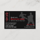 Search for martial arts business cards Academy
