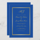 Search for sapphire wedding invitations Gold