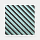 Search for diagonal stripes napkins Black