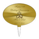 Search for 50th anniversary cake toppers Golden