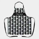 Search for skull aprons black and white