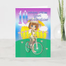 Search for granddaughters 10th birthday cards Happy