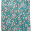 Search for silver and blue shower curtains Flowers
