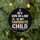 Search for son in law ornaments Favorite