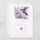 Search for hummingbird invitations Pink