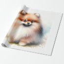 Search for pomeranian wrapping paper Cute