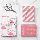 Search for flamingo wrapping paper Birthday